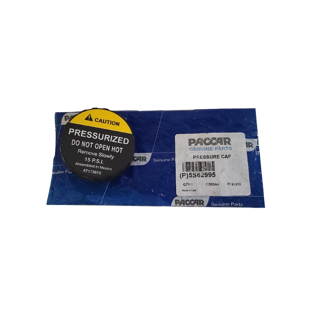[1H-VWCX-49XD] OEM PACCAR CAP-RADIATOR 5S62995