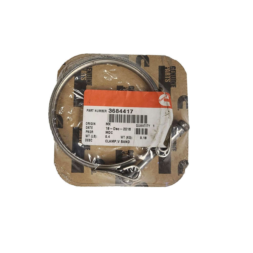 OEM CUMMINS CLAMP,V BAND  3684417