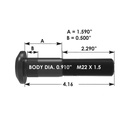 Wheel Stud  201.6140  R0010223 E10223