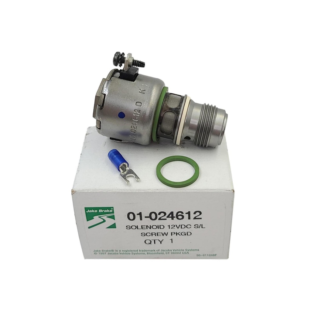 OEM DETROIT JACK BRAKE SOLENOID PACKAGED 12VDC S/SCR S60 14L 01-024612 1024612