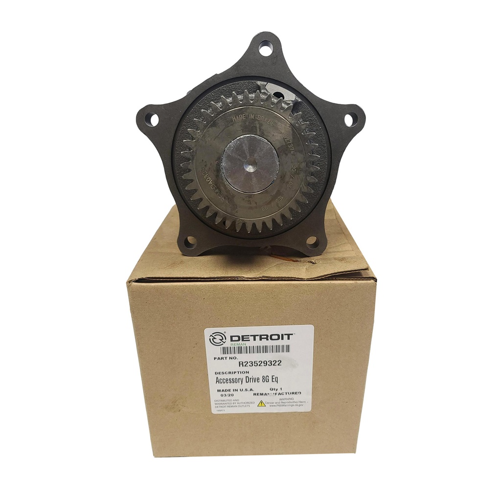 OEM DETROIT ACCESORY DRIVE P DDE R23529322 $854.99+CORE CHARGE $264.49