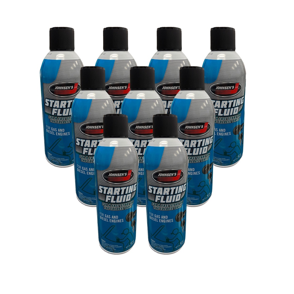 Johnsens 6762 Starting Fluid - 10.7 oz., *(Pack of 9)*
