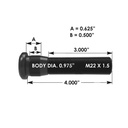 Wheel Stud  201.6152  20X2214 E8981 W300085 2010358C1 R008981
