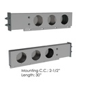 Light Bar 2 Pc Set Stainless Steel  562.Q1004SS 91049 22302