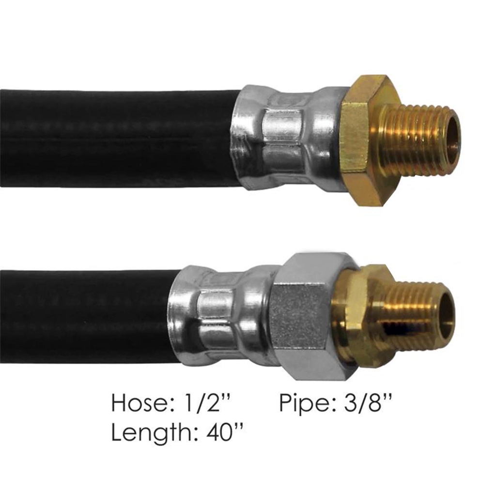 Air Hose Assy 1/2IDx3/8NPTx40IN  177.7840 5005972 16340  18140  452140  148040