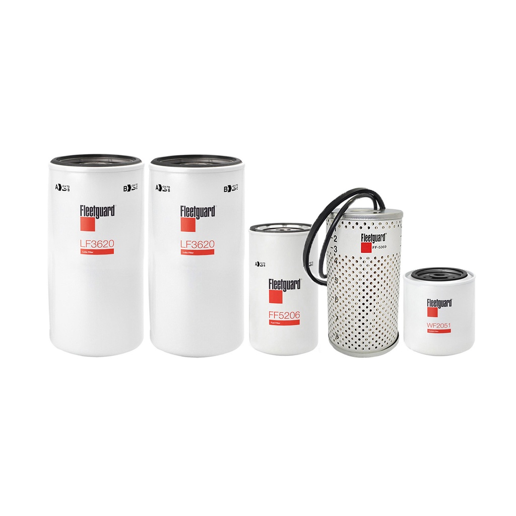 DETROIT OIL CHANGE KIT, LF3620, FF5206, FF5369, WF2051