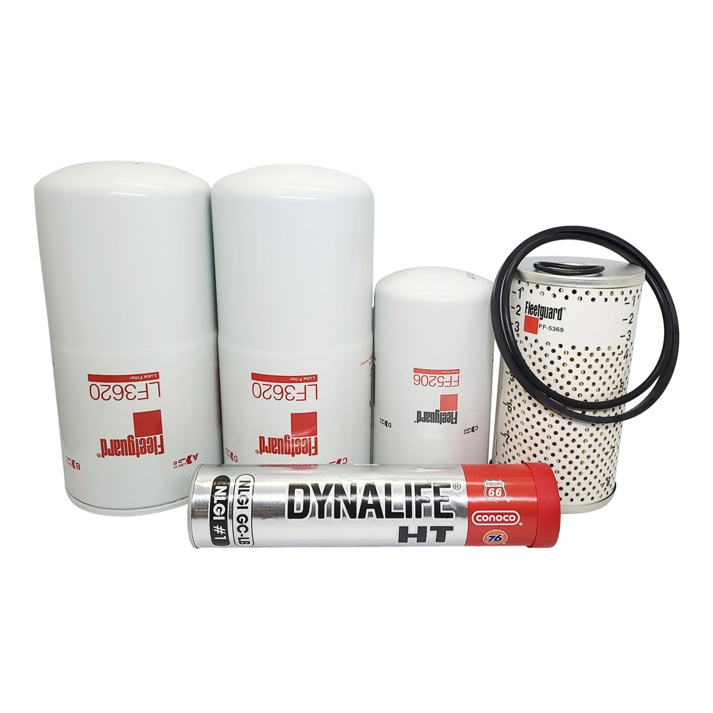 DETROIT OIL CHANGE KIT, LF3620, FF5206, FF5369, FREE GREASE