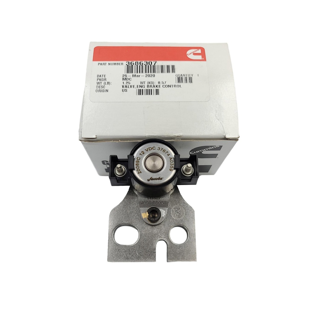 OEM Cummins VALVE,ENG BRAKE CONTROL 3686307