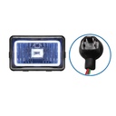 Headlamp High Beam 4in X 6in LED w/Halo  564.9946SH