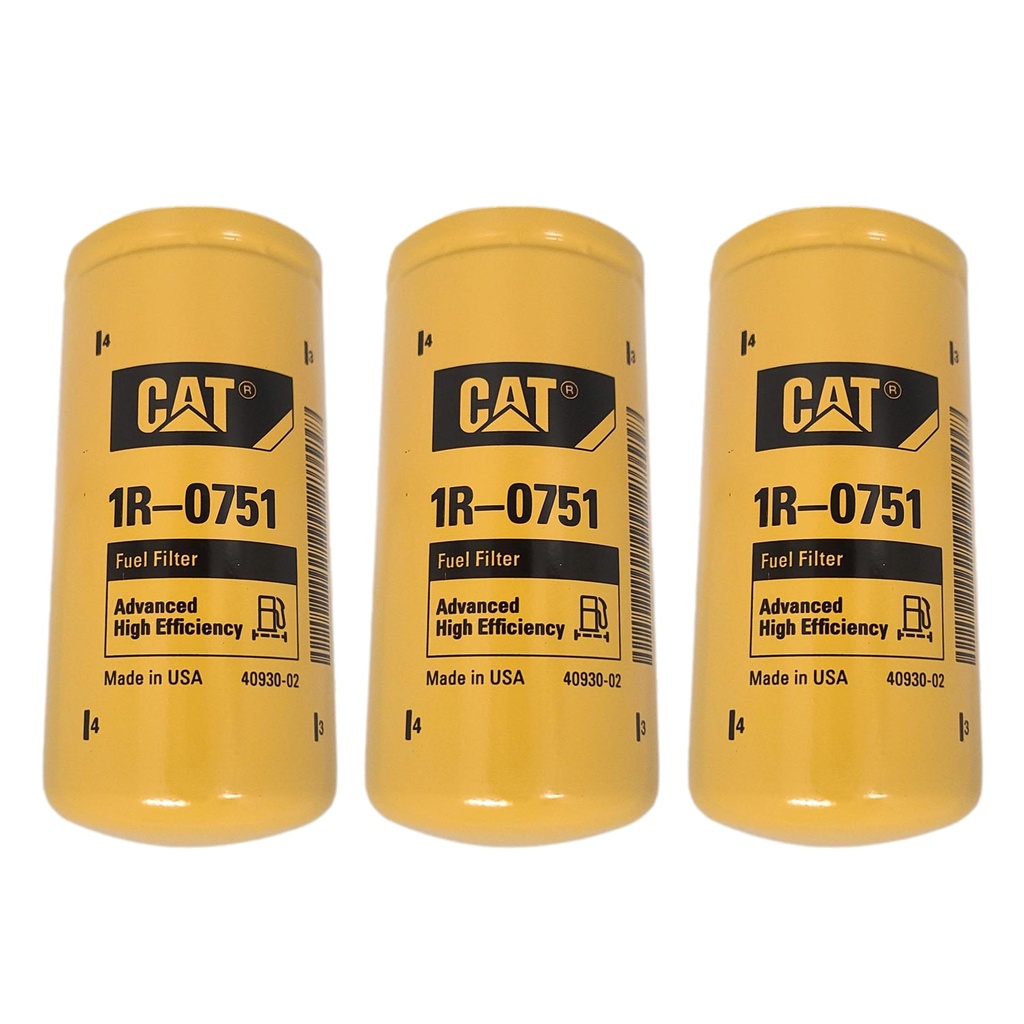 Fuel Filter CAT 1R-0751 1R0751 *(Pack of 3)*