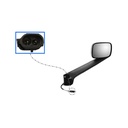 Hood Mount Mirror LH Chrome Freightliner 563.46091C A2275354002 A22-77791-010