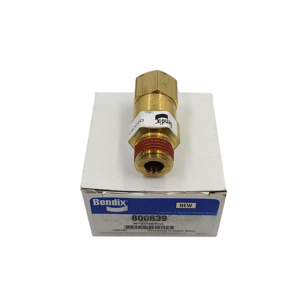 [7P-M1E5-FEUL] BENDIX SC-3 BRAKE SINGLE CHECK VALVE - 800839