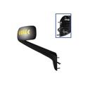 Hood Mount Mirror LH Chrome Freightliner  563.46091DCY