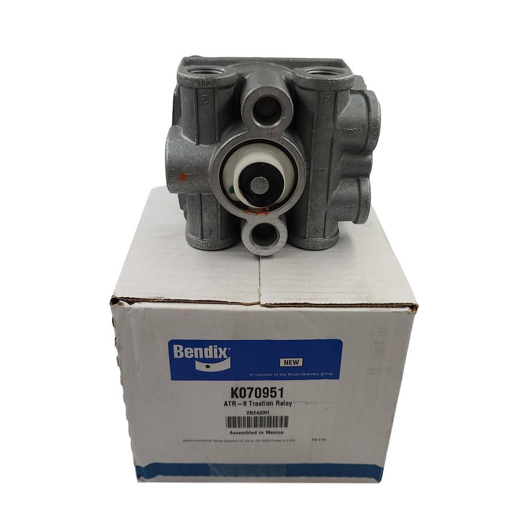 BENDIX ATR-6 BRAKE RELAY TRACTION VALVE - K070951 -K071929-2602215C91-K070962