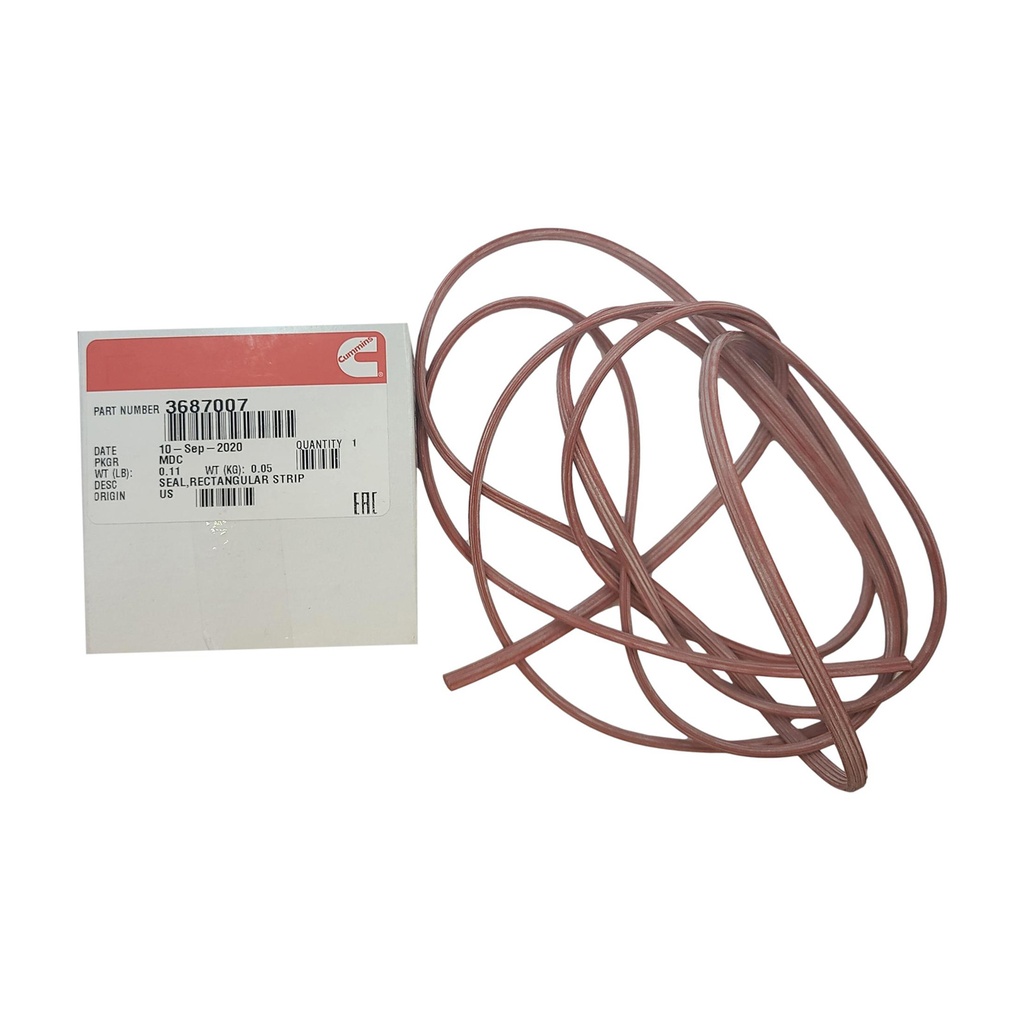 OEM CUMMINS SEAL-RECTANGULAR STRIP 3687007