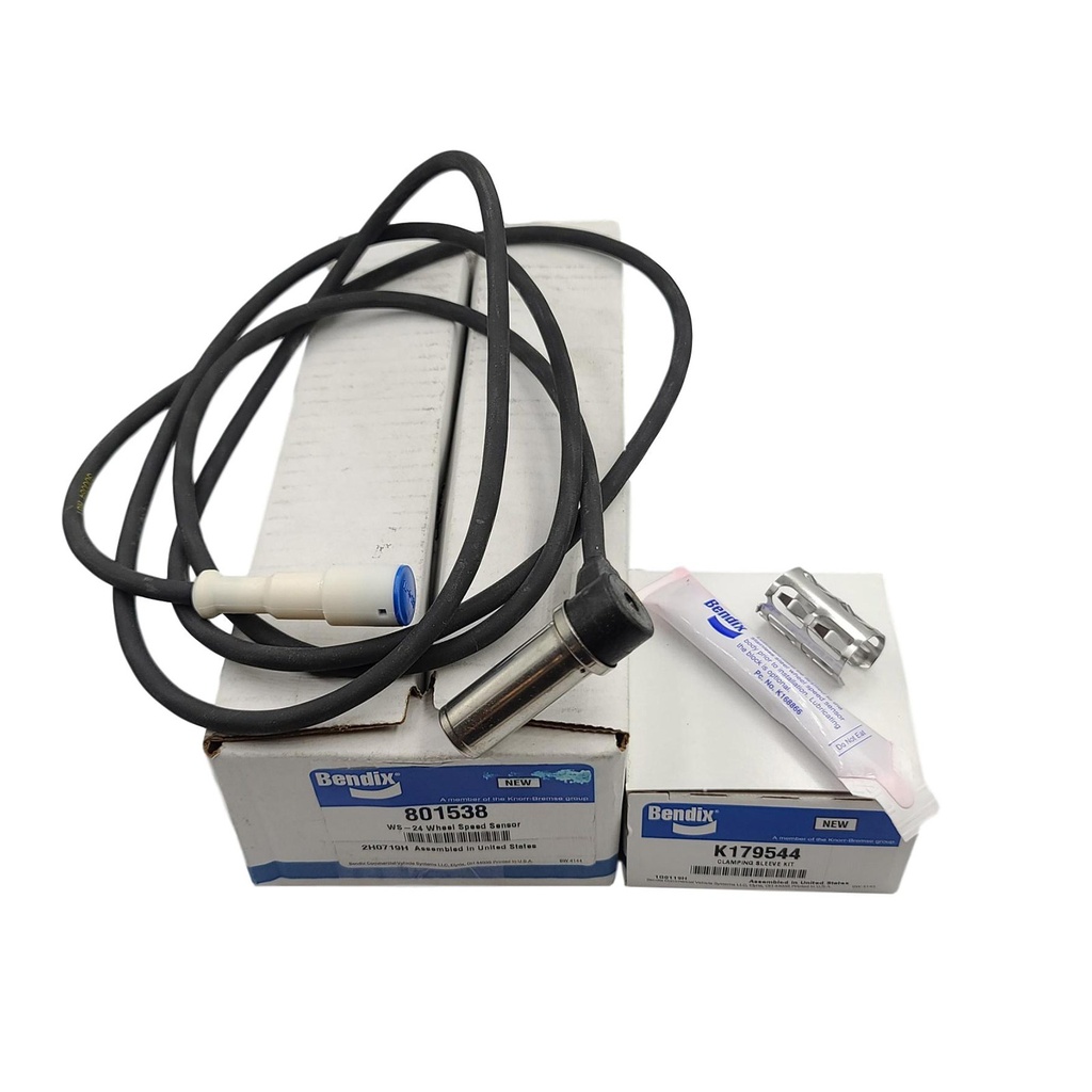 BENDIX WS-24 WHEEL SPEED SENSOR - 801538  K181265