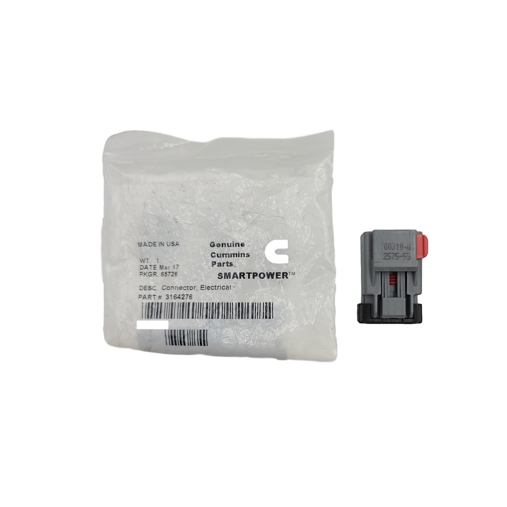 New OEM Genuine Cummins CONNECTOR,ELECTRICAL 3164276