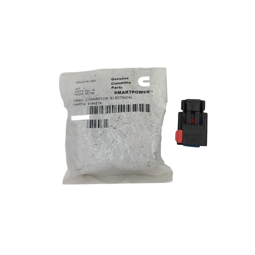 New OEM Genuine Cummins CONNECTOR,ELECTRICAL 3164274
