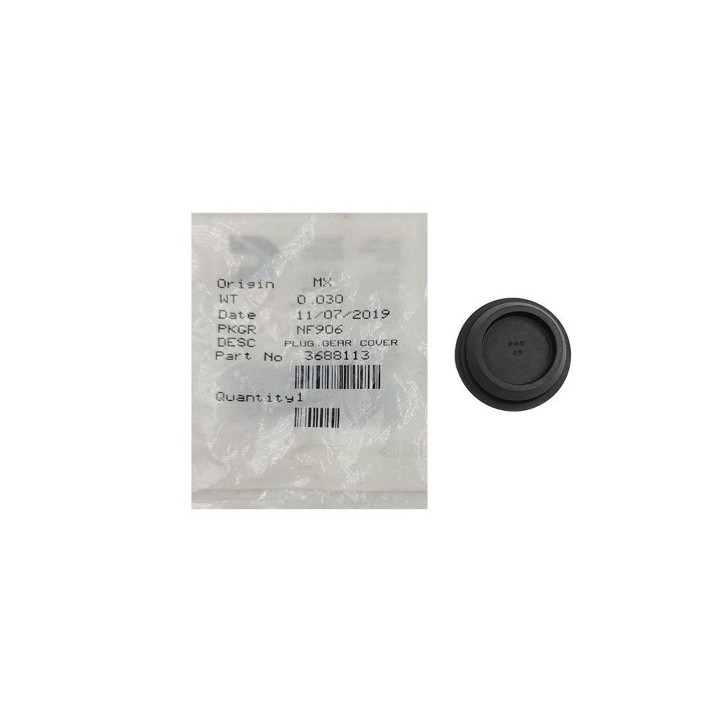 [KC-APP5-O88Z] New OEM Genuine Cummins  Gear Cover Plug 3688113