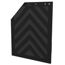 Mud Flap Heavy Duty 45 Deg LH   562.112430L  Rubber 24in x 30in x 1/2in Thick