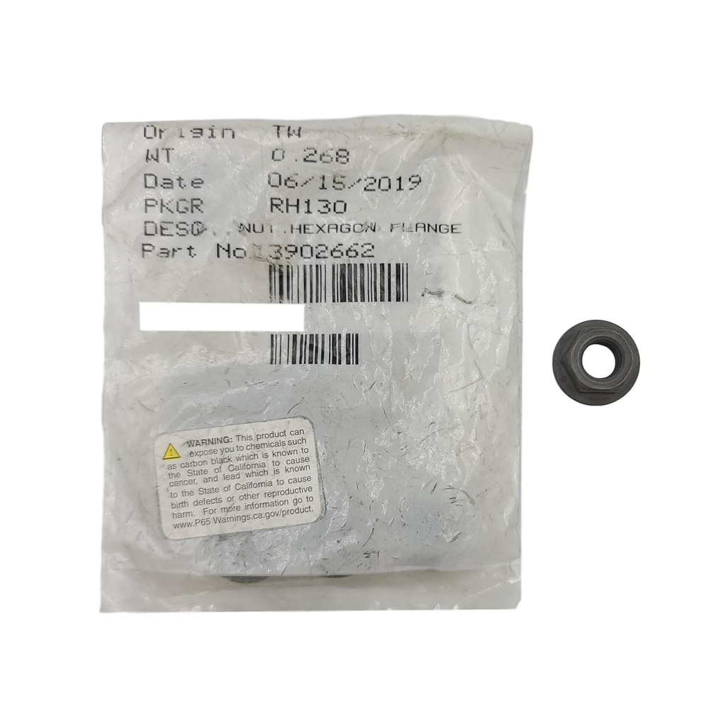 New OEM Genuine Cummins NUT,HEXAGON FLANGE 3902662
