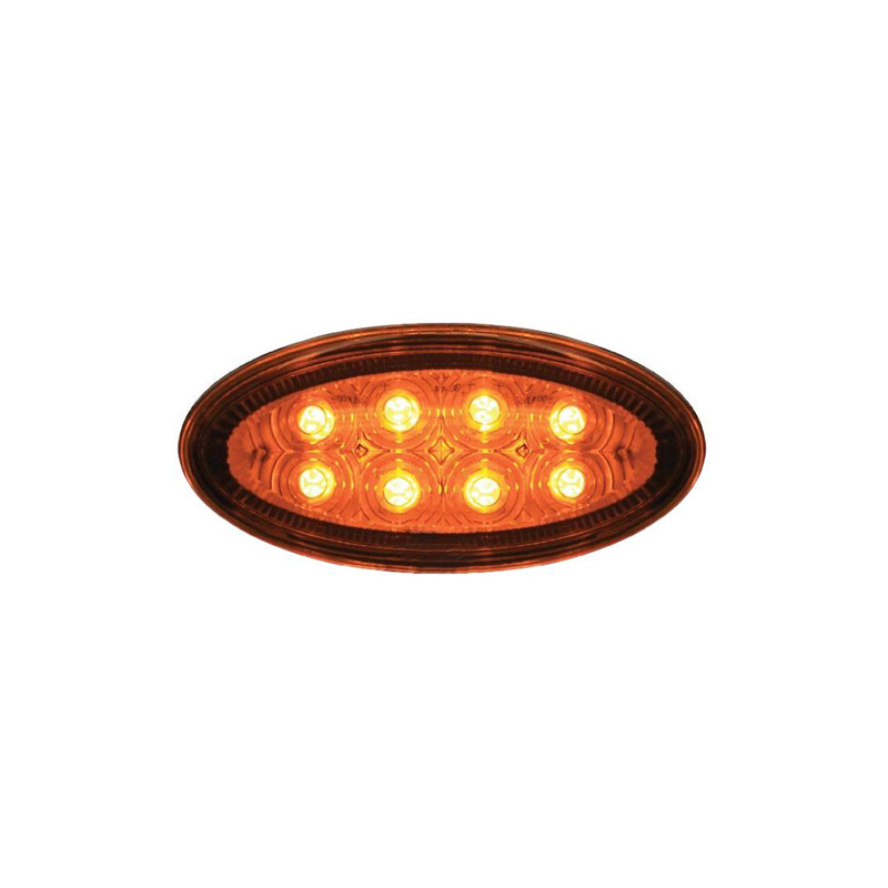 [5A-6XLU-LDGQ] LED Side Marker Amber LH - RH Peterbilt 564.75072 36873 P546008111 P546122111