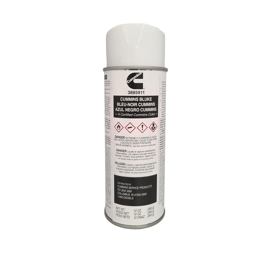 [3E-51LY-XQF2] OEM CUMMINS PAINT BLUKE CAN  3885911