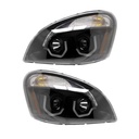 Headlamp Set Black Freightliner 564.46051 31270 31271