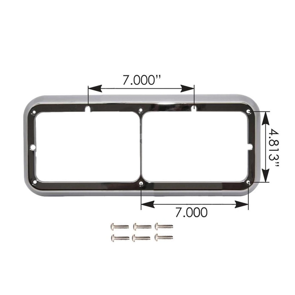 Headlamp Bezel LH & RH Kenworth 564.59045 16-07538 320483 3-2048-3 RKLB001