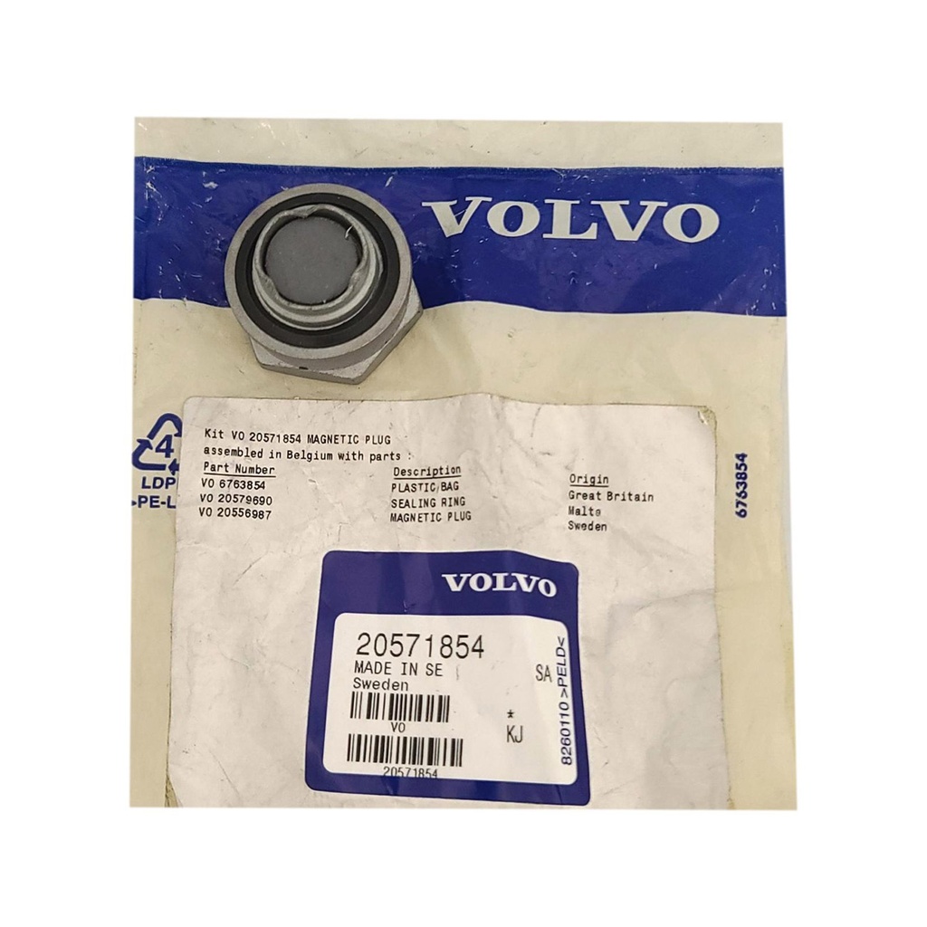 OEM VOLVO D13 OIL PAN PLUG  20571854
