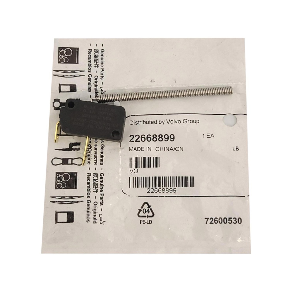 OEM VOLVO CLUTCH PEDAL SWITCH  22668899