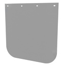 Mud Flap White Poly  562.142424W  24in x 24in x 3/16in Thick