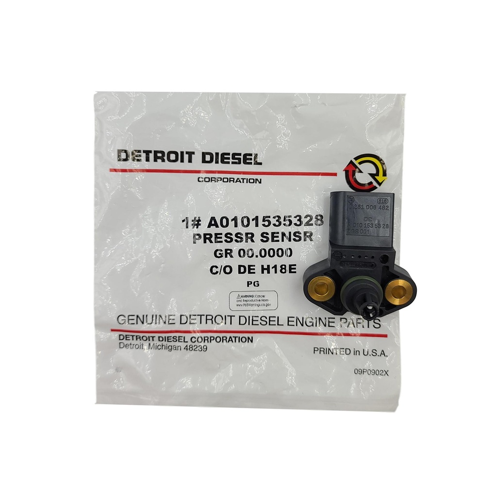 OEM DETROIT DDE A0101535328 SENSOR - BOOST, TURBOCHARGER, PRESSURE