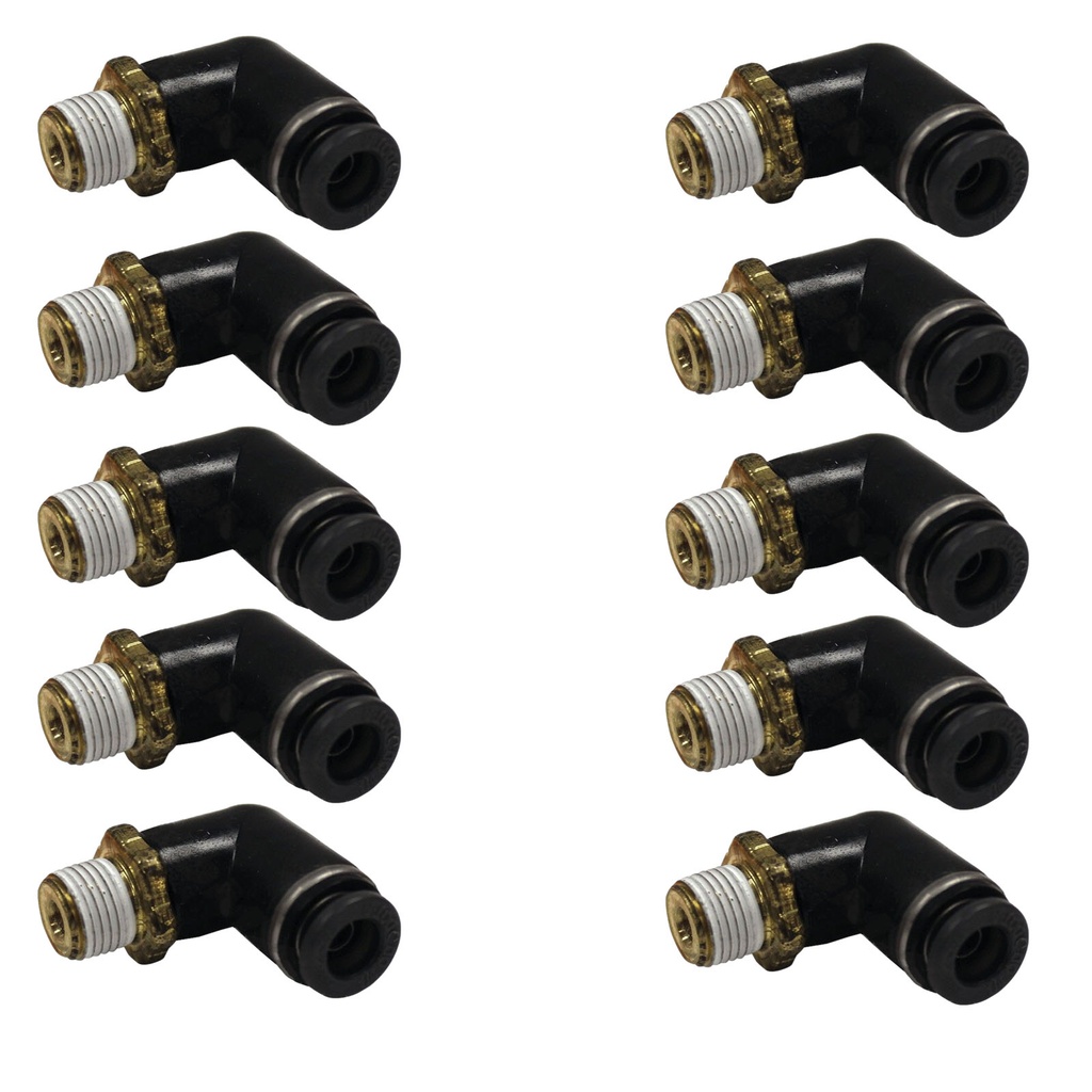 PLC Swivel Male Elbow 1/4 X 1/8in  177.11694A (Pack of 10)