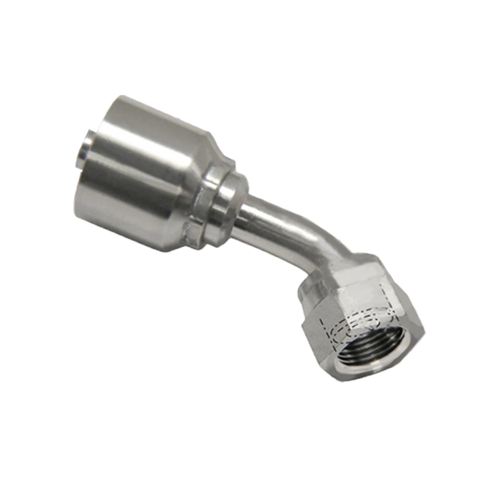 Continental Hydraulic Hose Fitting JIC 37 Female 45  818.14420-0606 14420-0606
