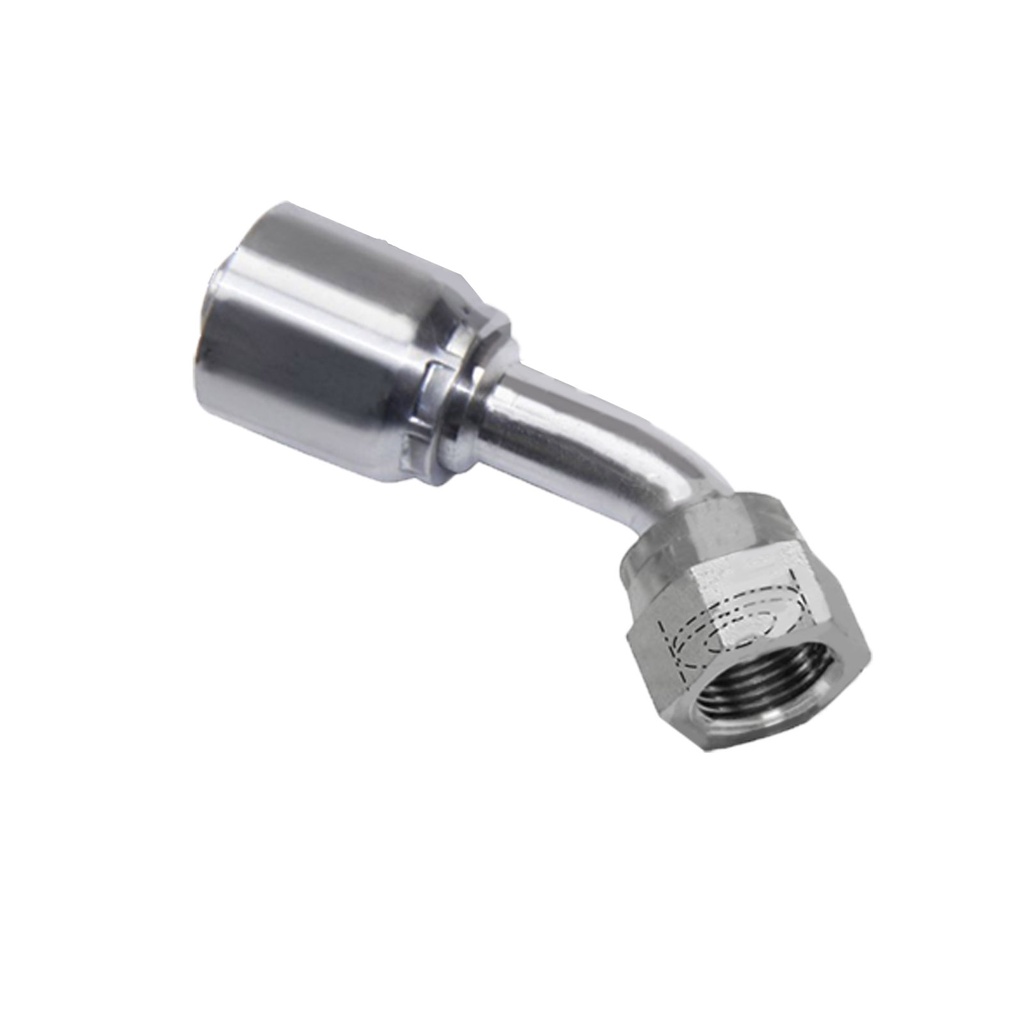 Continental Hydraulic Hose Fitting JIC 37 Female 45  818.14420-0808 14420-0808