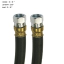 Air Hose Assy 3/8in 3/8in SAE Swl-28in L   177.7428 16145SW28