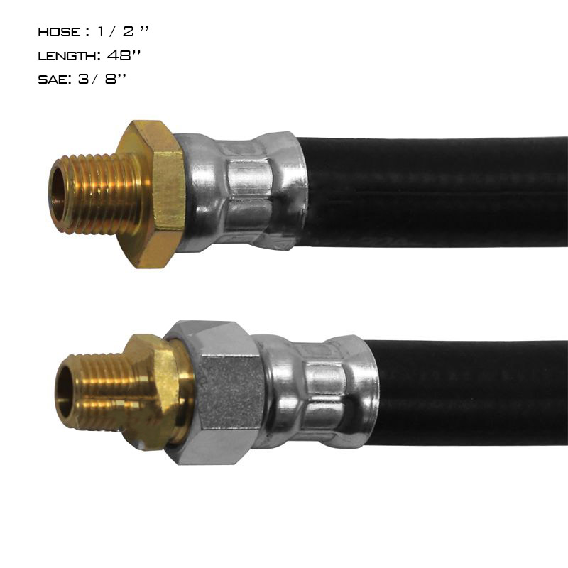 Air Hose Assy 1/2IDx3/8NPTx48IN KG28241 177.7848  E858248BK
