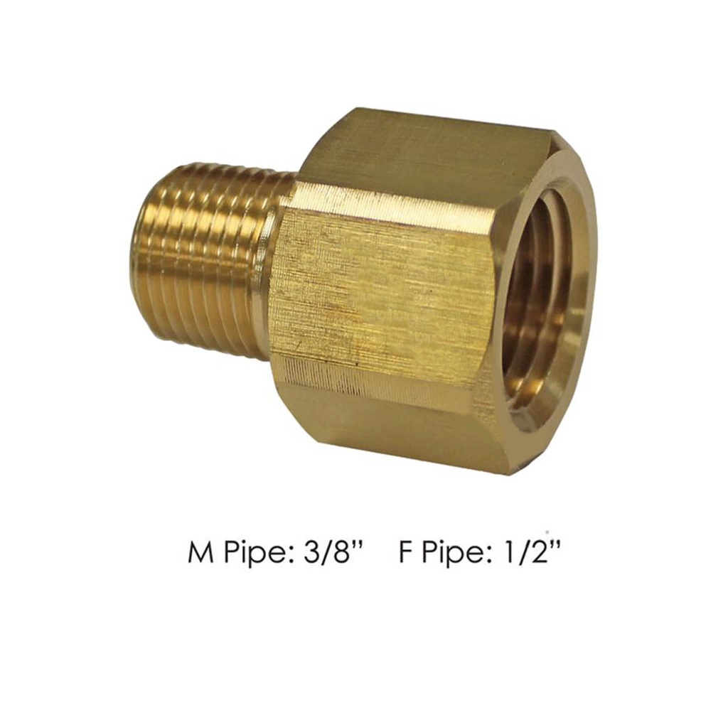 Adapter 3/8NPT Male x 1/2NPT Female  177.9120DC  3200X8X6 222P86