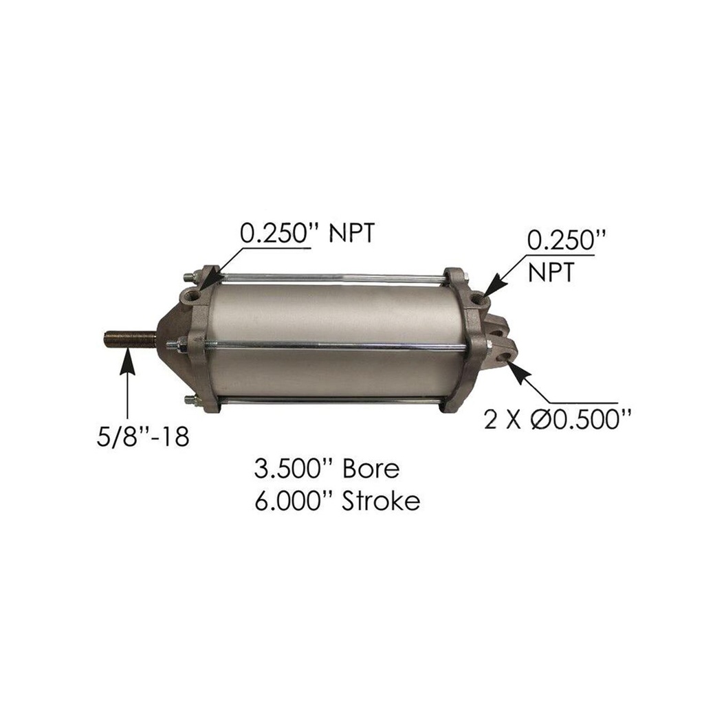 Tailgate Air Cylinder 177.AC356  	100131