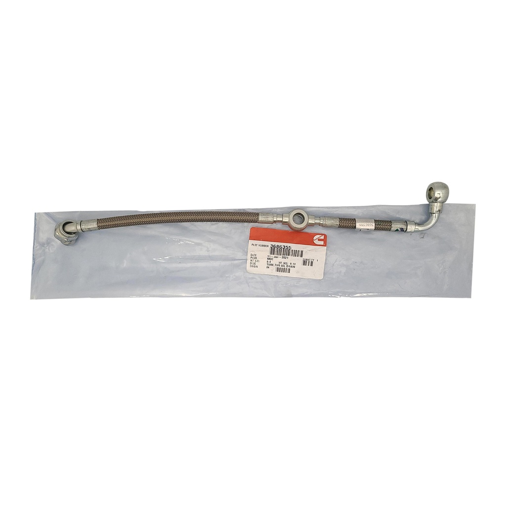 OEM CUMMINS  TUBE,TUR OIL DRAIN   3686355