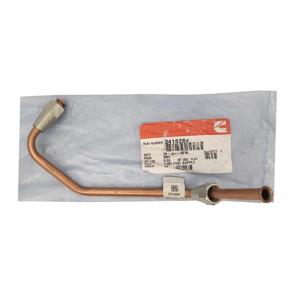 OEM CUMMINS TUBE,FUEL SUPPLY  3418284
