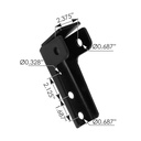Upper Shock Bracket LH IHC  MIH55382, 3580332C1, 3661382C1