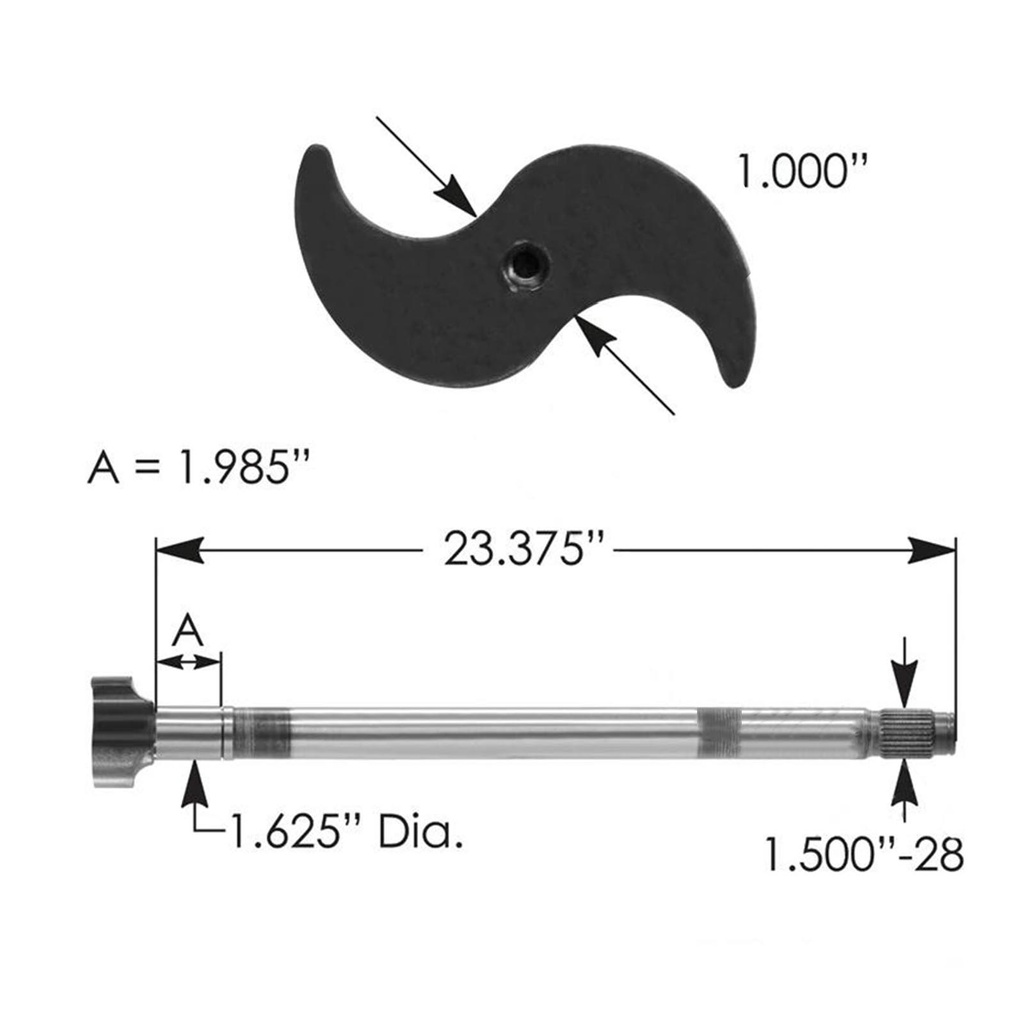 Camshaft LH  122.282312.03   2210B7958