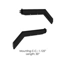 Mud Flap Hanger Kit Spring Loaded  562.457  B67NT B673025NTBK 033-03404