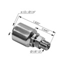 Continental  Hydraulic Hose Fitting NPTF Male  818.14615-0402