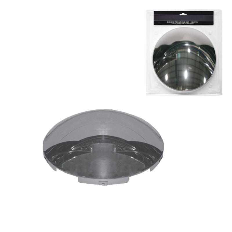 Front Hub Cap 5 Notch Chrome  562.B1501C-BP 10094 MW1285H