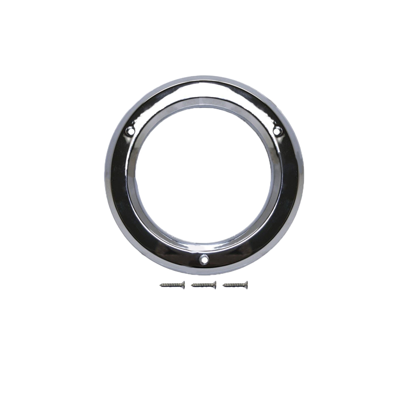 Light Bezel 4in Chrome Plastic  562.BZ40C