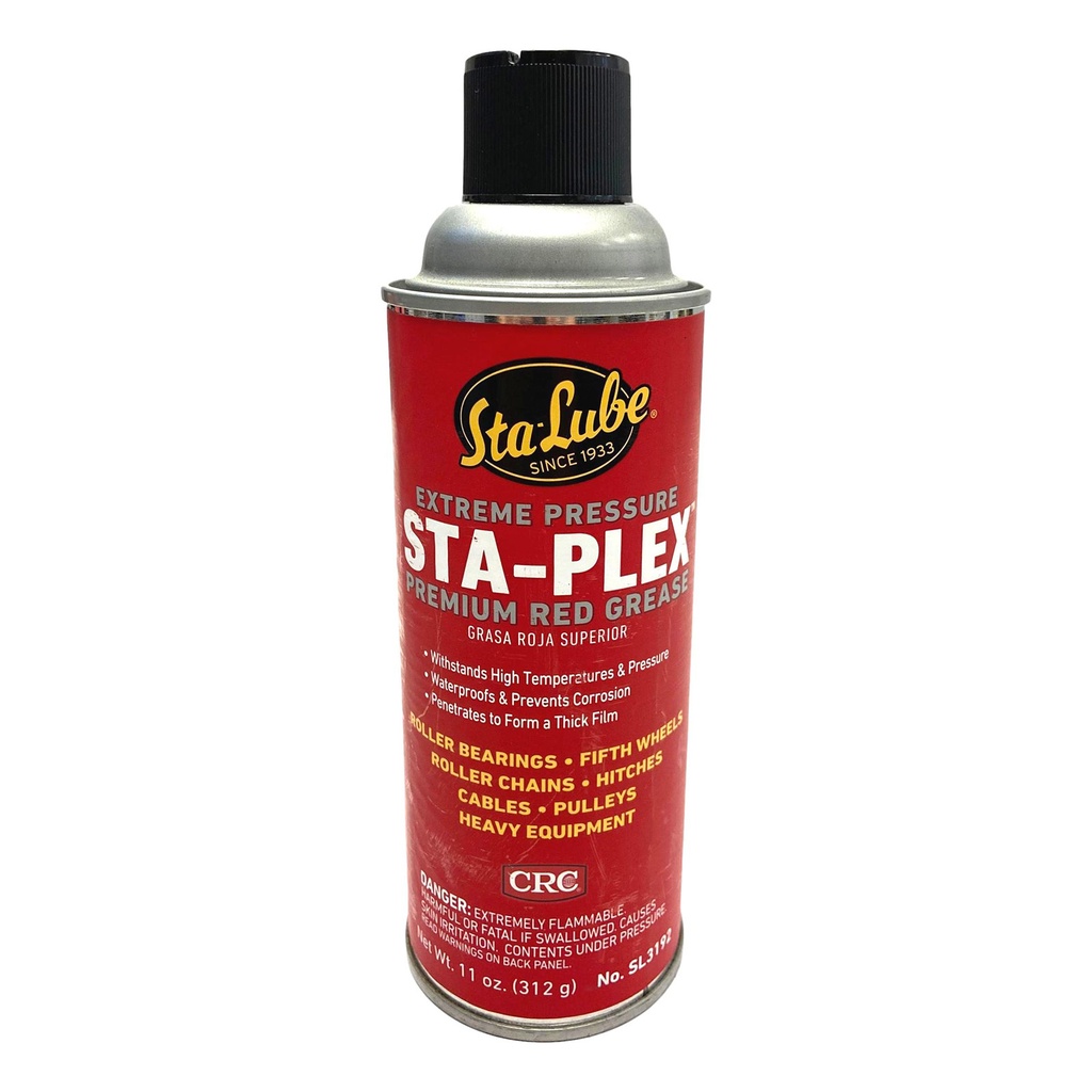 CRC Boat Marine Sta-Plex Extreme Pressure Premium Red Grease 11 Ounce SL3192