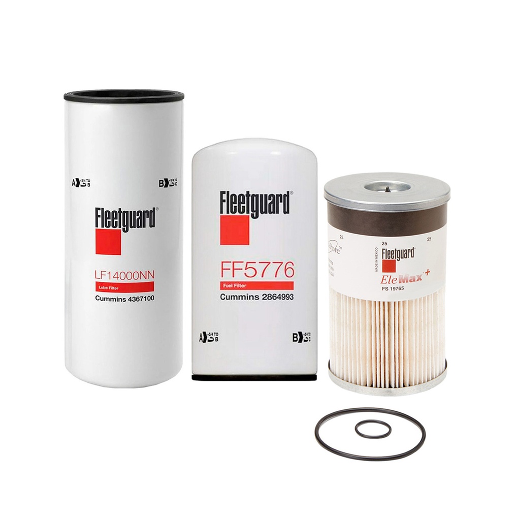 CUMMINS OIL CHANGE KIT LF14000NN, FF5776, FS19765